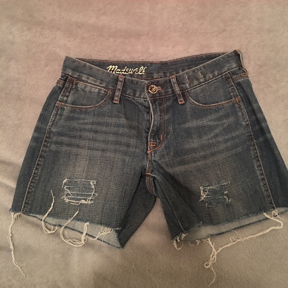 Madewell denim shorts so 25